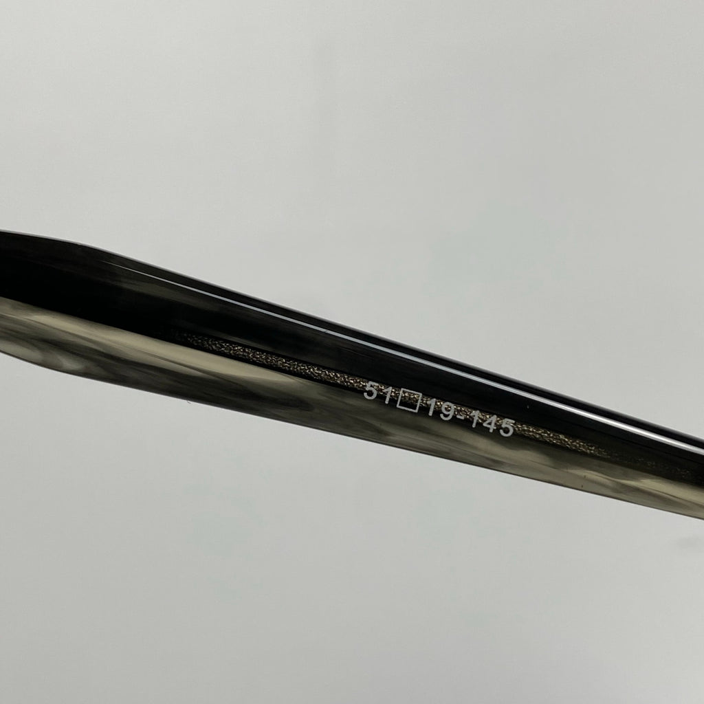 金子眼鏡 VINTAGEライン / 2ブリッジ スクエア ブラック 度なしクリアレンズ 参考定価：42,000+tax