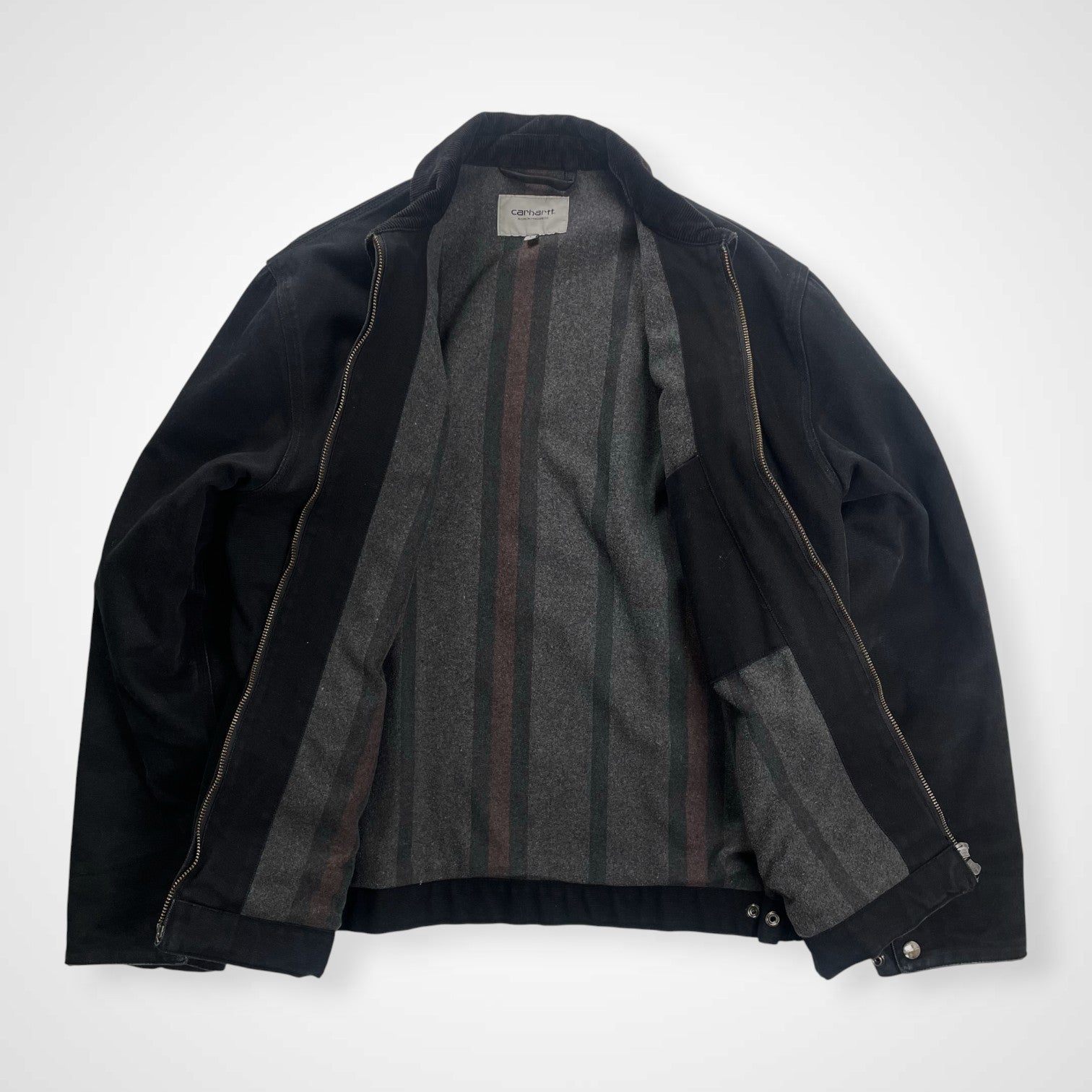 carhartt WIP カーハート / デトロイトジャケット ブランケット付 ブラック SIZE：L