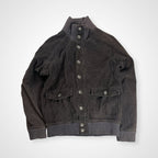 GAP ギャップ / コーデュロイブルゾン ヴィンテージ 多重ボタン ブラウン SIZE：XS