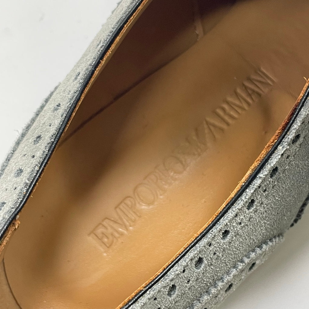 EMPORIO ARMANI エンポリオ アルマーニ / スウェードレザーシューズ 試着程度 参考定価：55,000程度 SIZE:5(24.5cm程度)