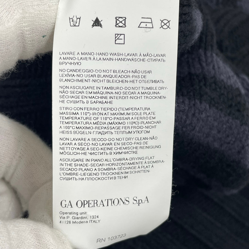 ARMANI JEANS / ボーダータートルネックニット 参考定価：50,000程度 SIZE:M