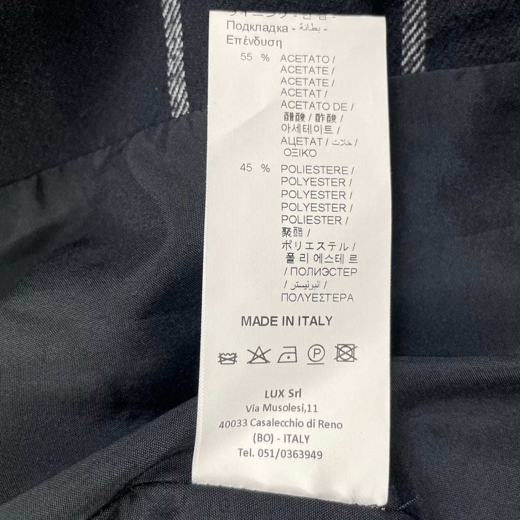 VIRGINIA BIZZI ヴァージニア ビッツィ / フリンジチェックライトコート H.P. FRANCE取り扱い 参考定価：60,000程度