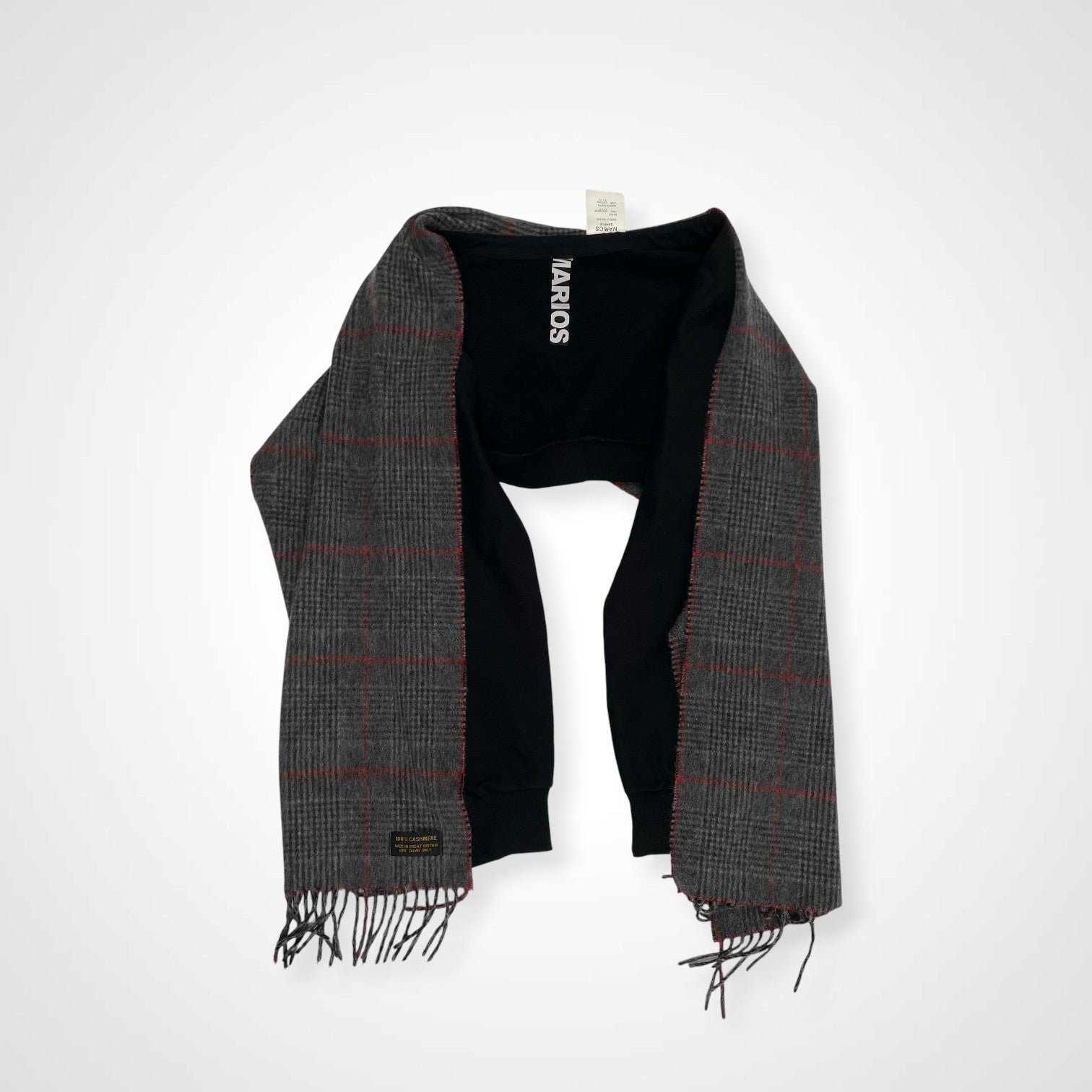 MARIOS マリオス / ボレロレイヤードスウェット 参考定価：30,000程度