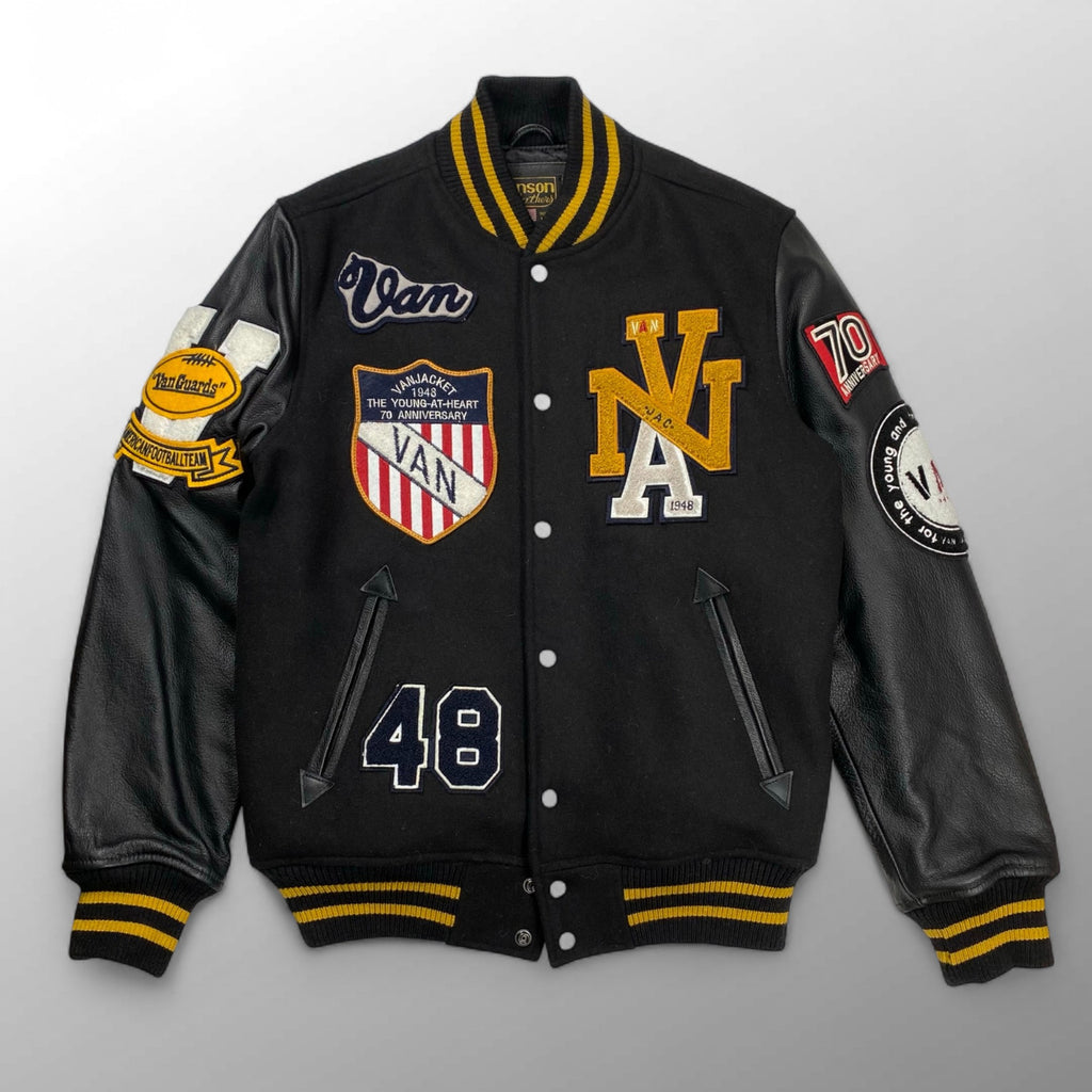 VAN JACKET × vanson ヴァンヂャケット バンソン / 70周年 アワードジャケット フルデコ 未使用品 SIZE:M