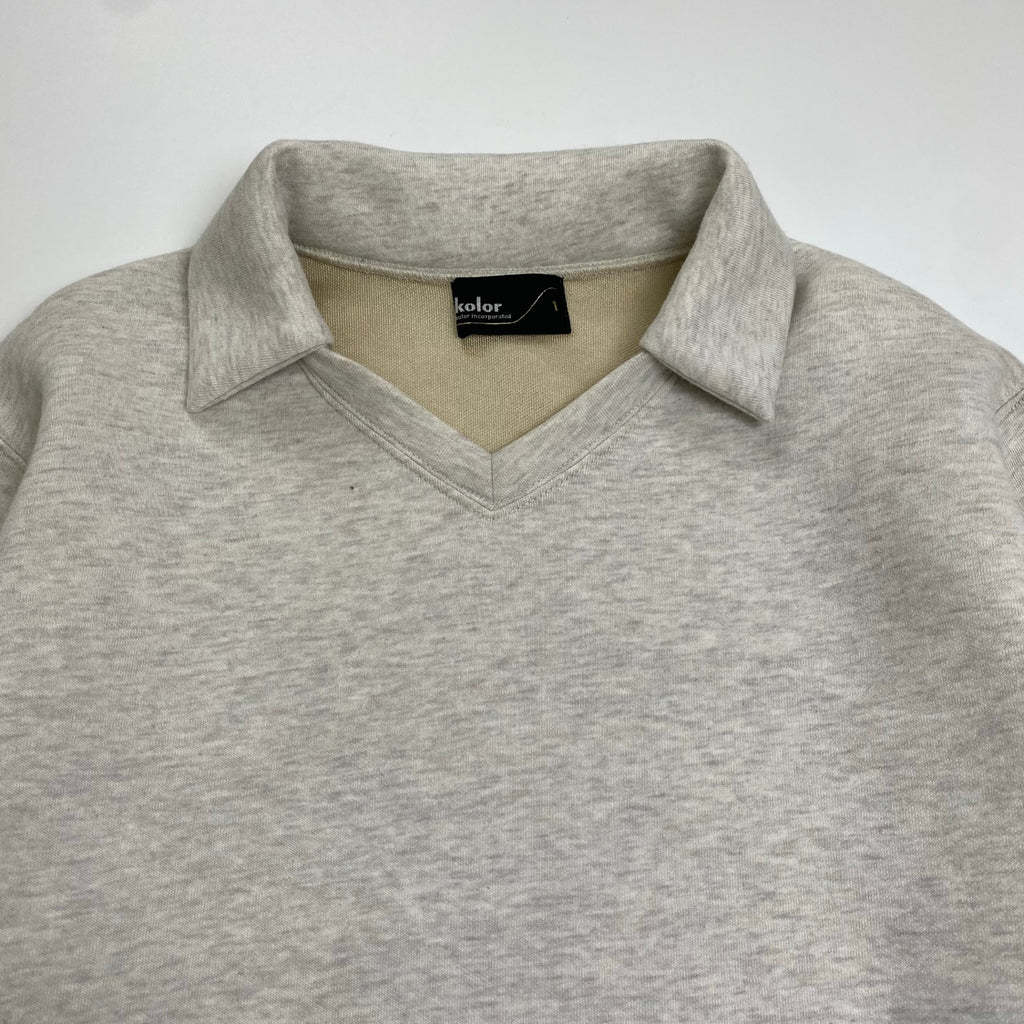 kolor カラー / ダンボールニット ライトスキッパースウェット 参考定価：35,000程度 SIZE:1