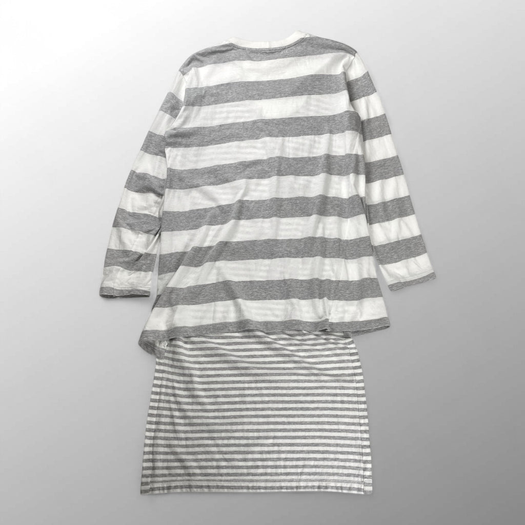 MARIOS マリオス / デザインボーダーカットソー 切替 イタリアブランド ユニセックス SIZE:M