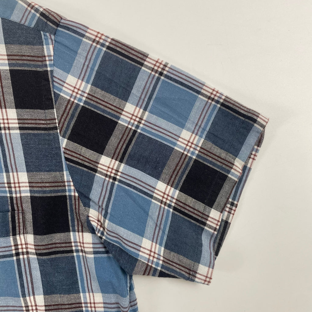MARGARET HOWELL / 日本製 コットンチェックシャツ 参考定価：28,000程度 SIZE:L
