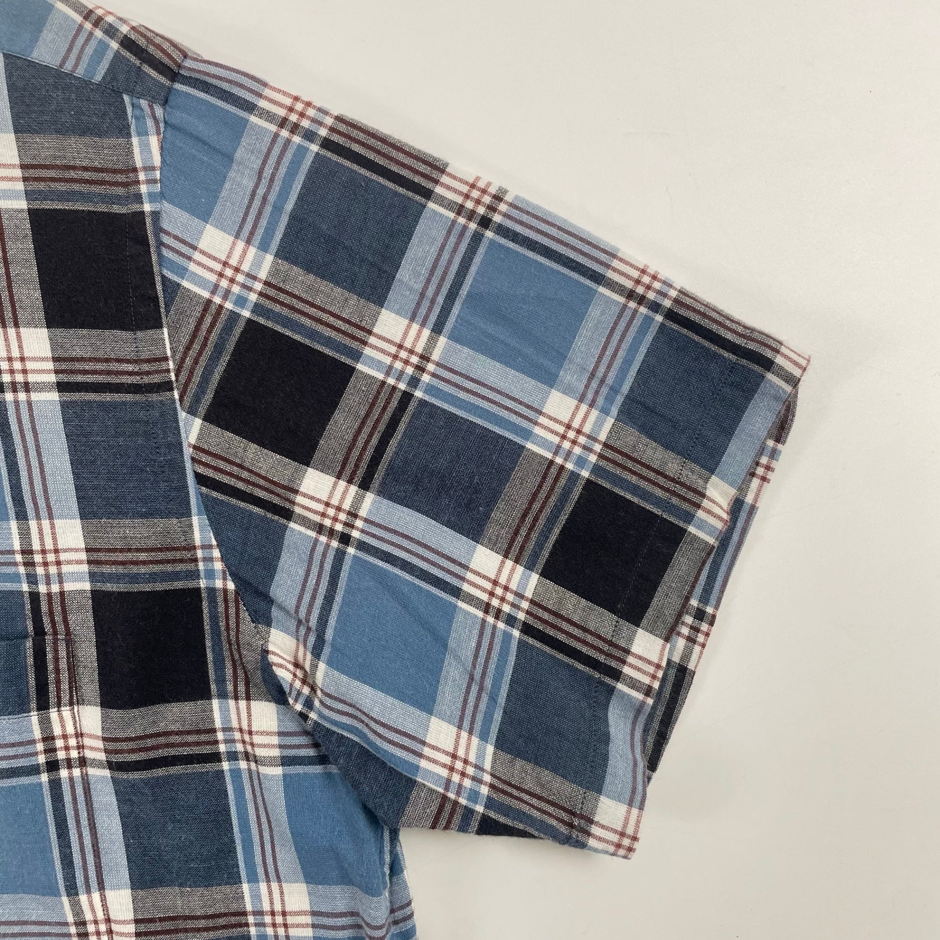 MARGARET HOWELL / 日本製 コットンチェックシャツ 参考定価：28,000程度 SIZE:L