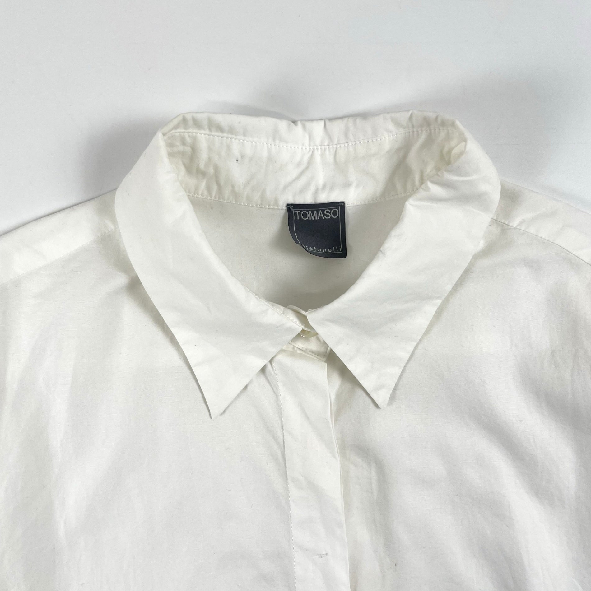 TOMASO Stefanelli / フレアスリーブビッグシャツ 参考定価：60,000程度 SIZE:40