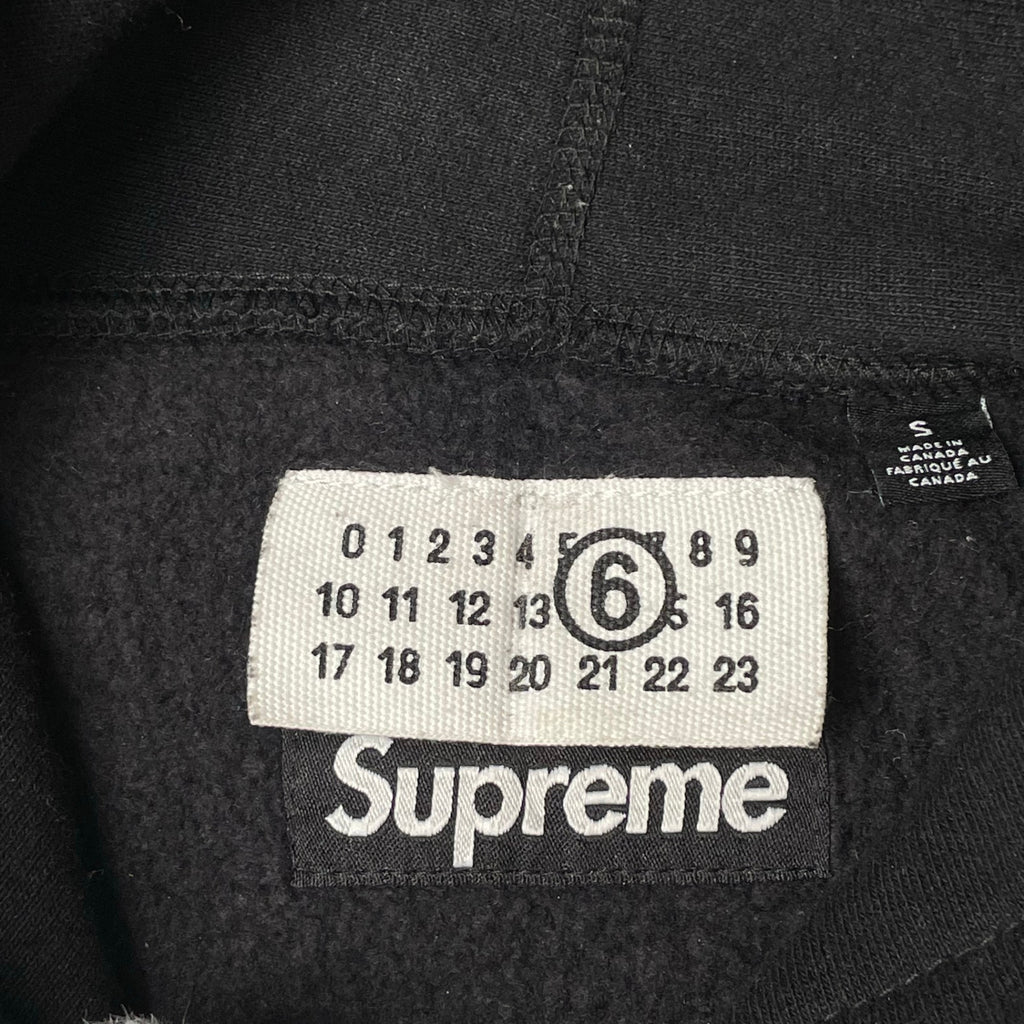 Supreme ×  MM6 Maison Margiela / 24SS Foil Box Logo Hooded Sweatshirt SIZE：S