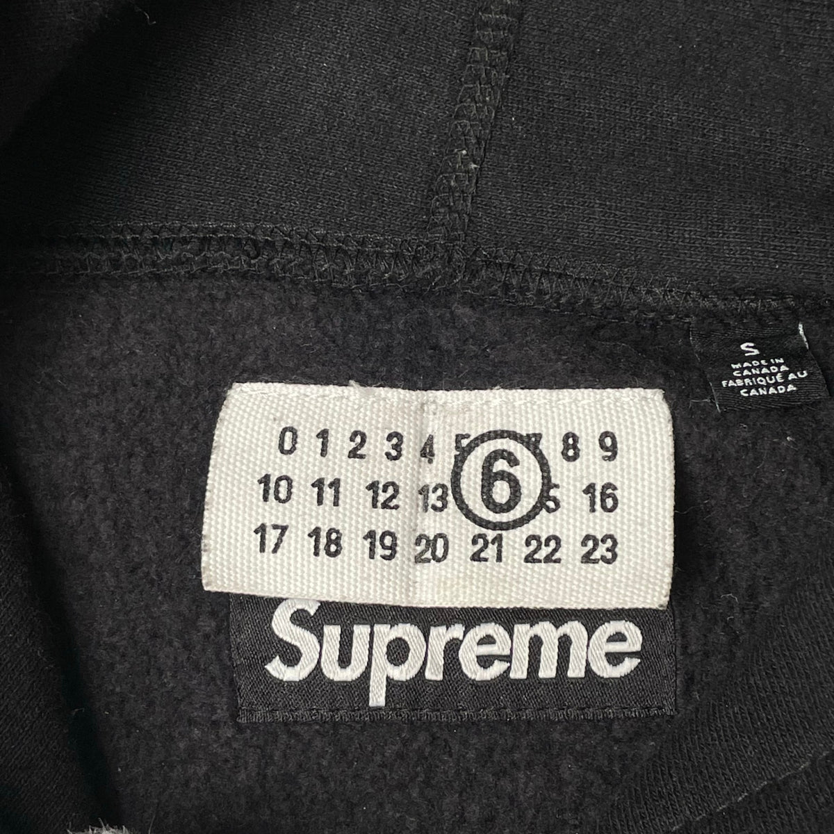 Supreme ×  MM6 Maison Margiela / 24SS Foil Box Logo Hooded Sweatshirt SIZE：S