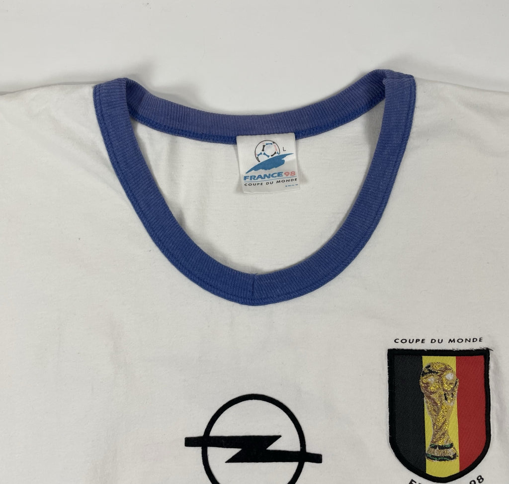 VINTAGE / 98年 フランスワールドカップ フットボールTEE SIZE:L
