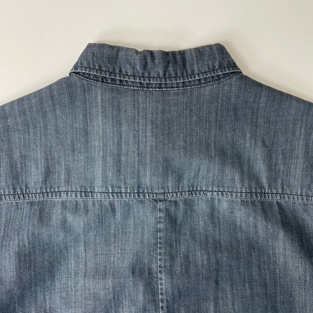 HELMUT LANG / ハンドステッチ ミニマルデニムシャツ SIZE:S