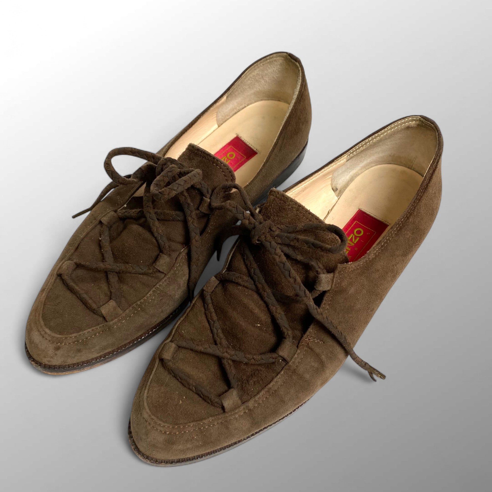 8-90s VINTAGE KENZO ヴィンテージ ケンゾー / スウェードレースアップシューズ SIZE:34 1/2(約22cm程度)