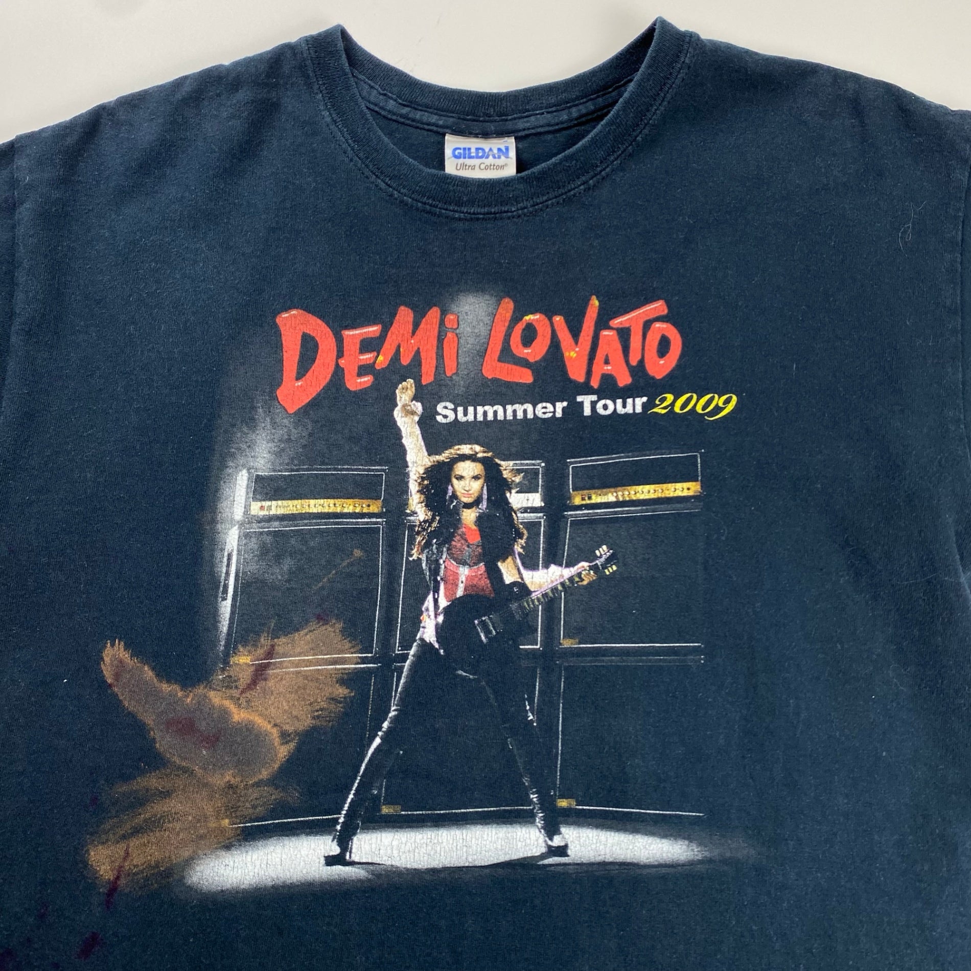 【レディース古着】 GILDAN ギルダン / 古着 バンドTEE レディース DEMI LOVATO SIZE:M