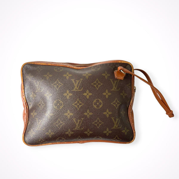 LOUIS VUITTON / モノグラム セカンドバッグ サックスポーツ