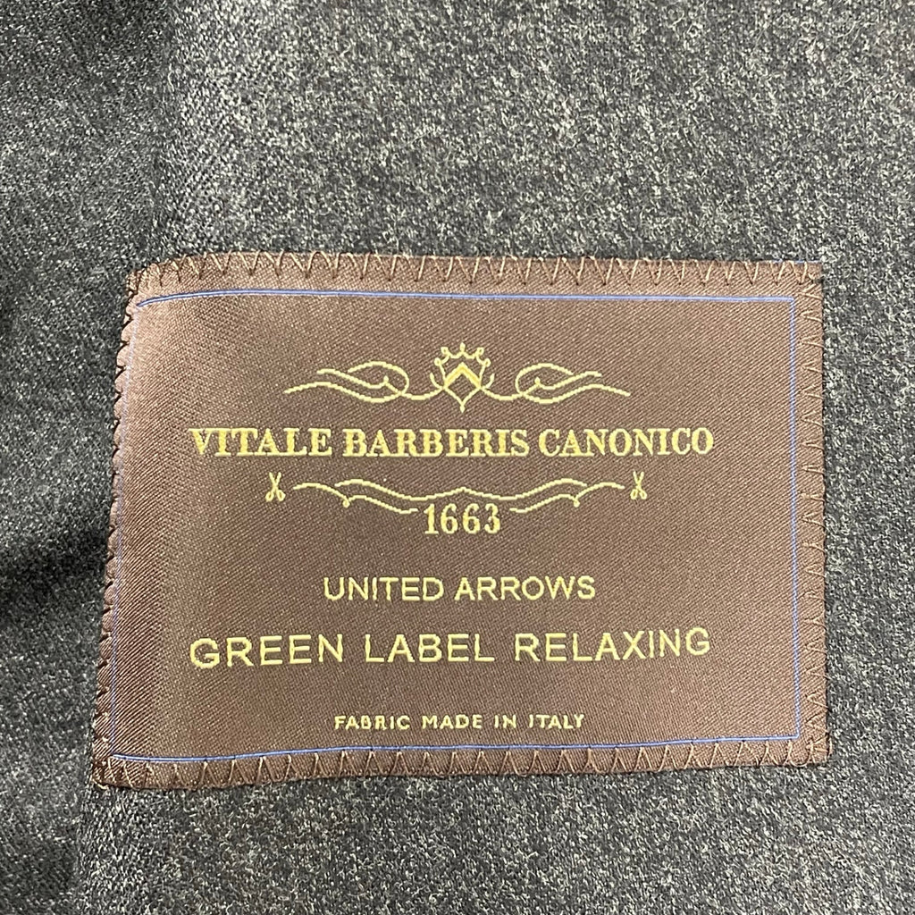 green label relaxing グリーンレーベル リラクシング / CANONICOフラノ2ピース セットアップ グレー 参考定価：45,000+tax SIZE:S程度