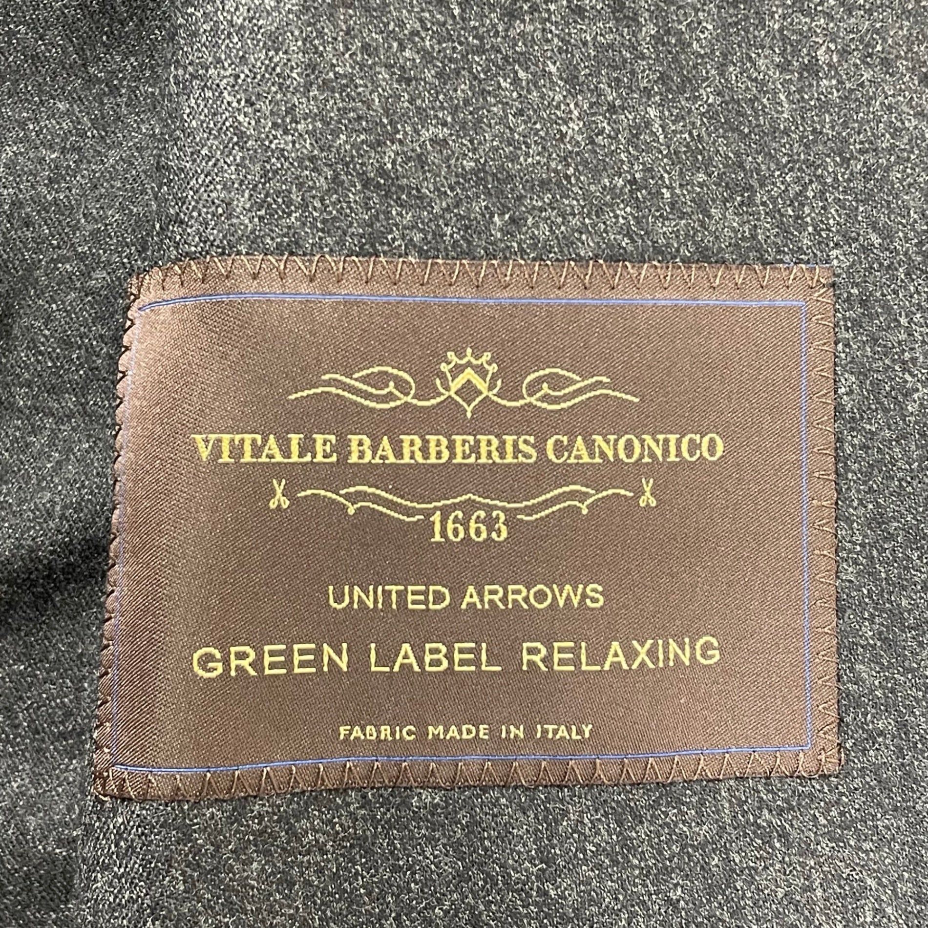 green label relaxing グリーンレーベル リラクシング / CANONICOフラノ2ピース セットアップ グレー 参考定価：45,000+tax SIZE:S程度