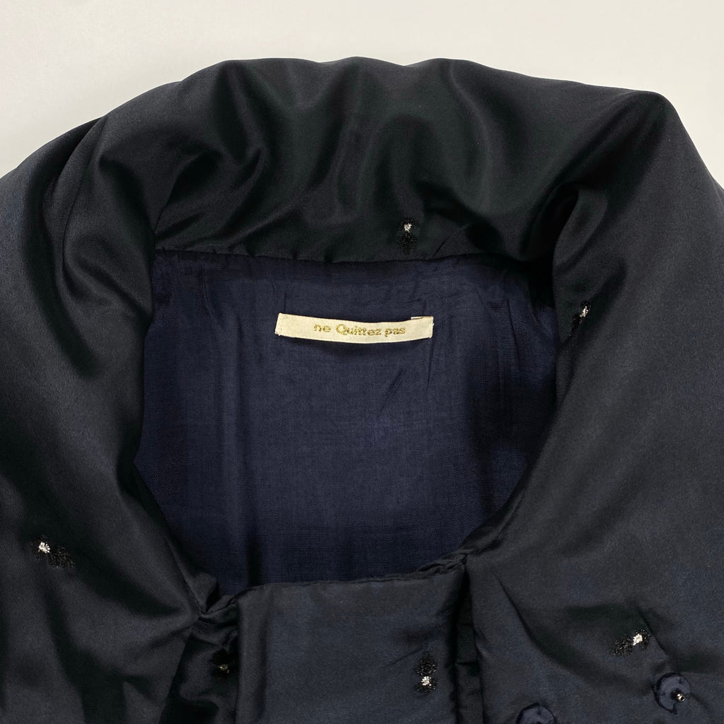 ne quittez pas × 6(ROKU) BEAUTY＆YOUTH / 別注 QUILTED BLOUSON 中綿 ジャケット コート 参考定価：36,000+tax SIZE:FREE