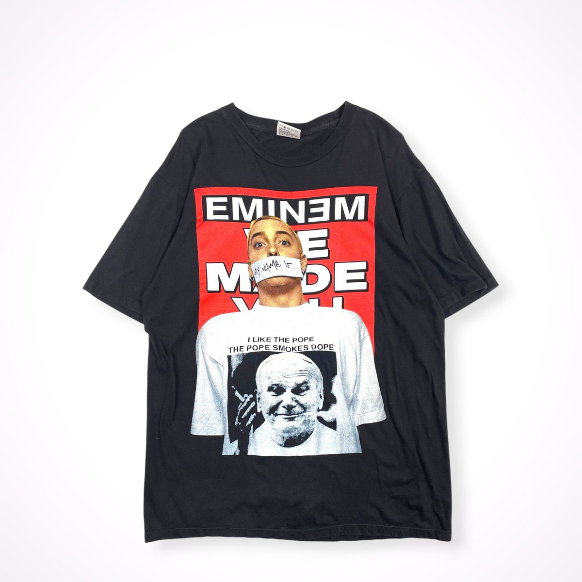 VINTAGE / 90-00s エミネム ローマ法王 My Name Is... TEE SIZE:XL