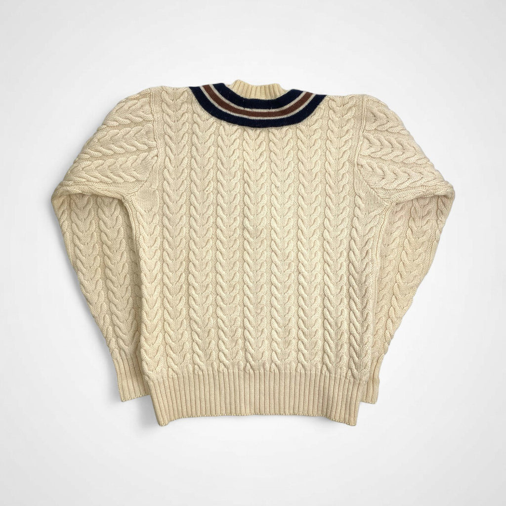 ABERCROMBIE＆FITCH アバクロンビー アンド フィッチ / ヴィンテージ チルデンニット ケーブルニット SIZE:S