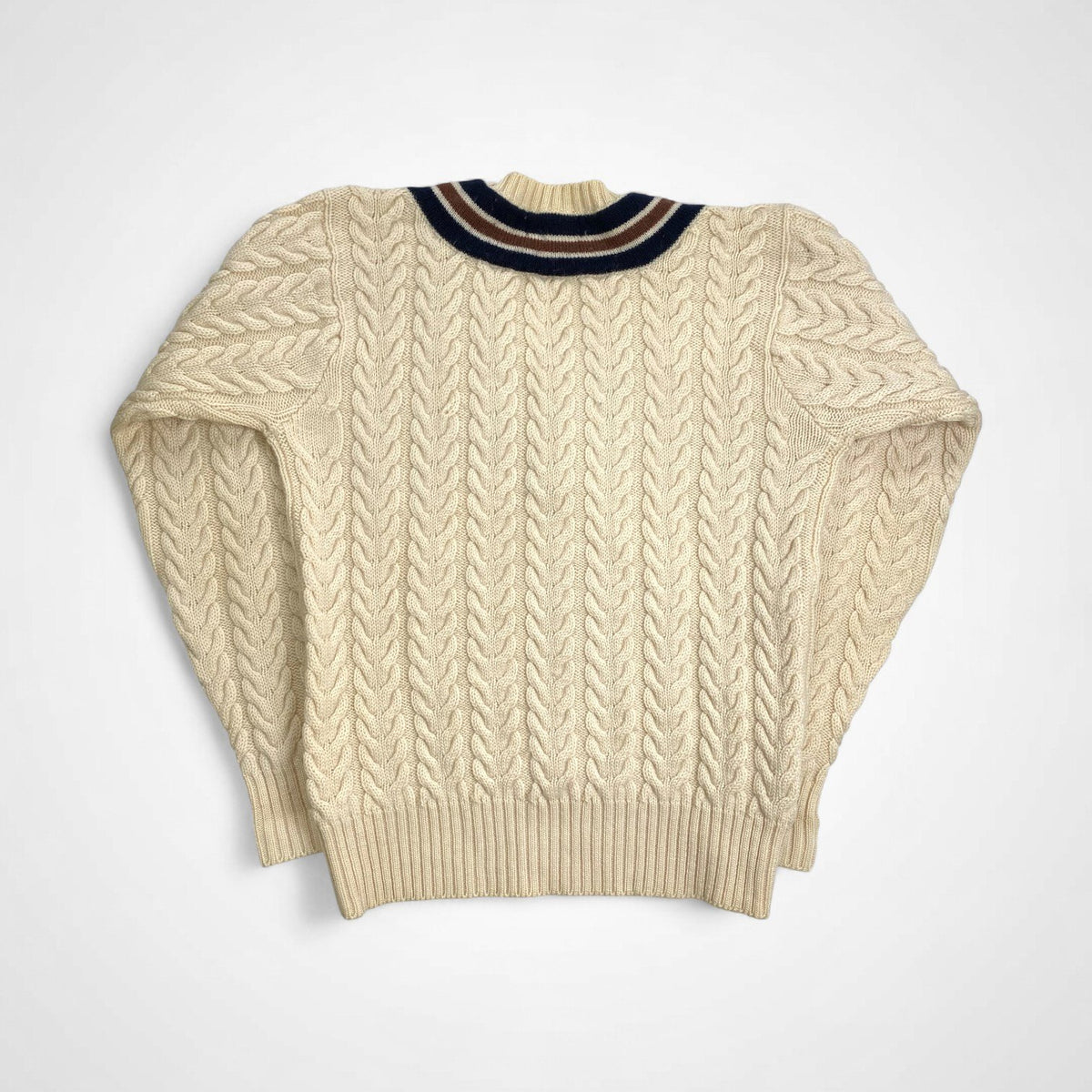 ABERCROMBIE＆FITCH アバクロンビー アンド フィッチ / ヴィンテージ チルデンニット ケーブルニット SIZE:S