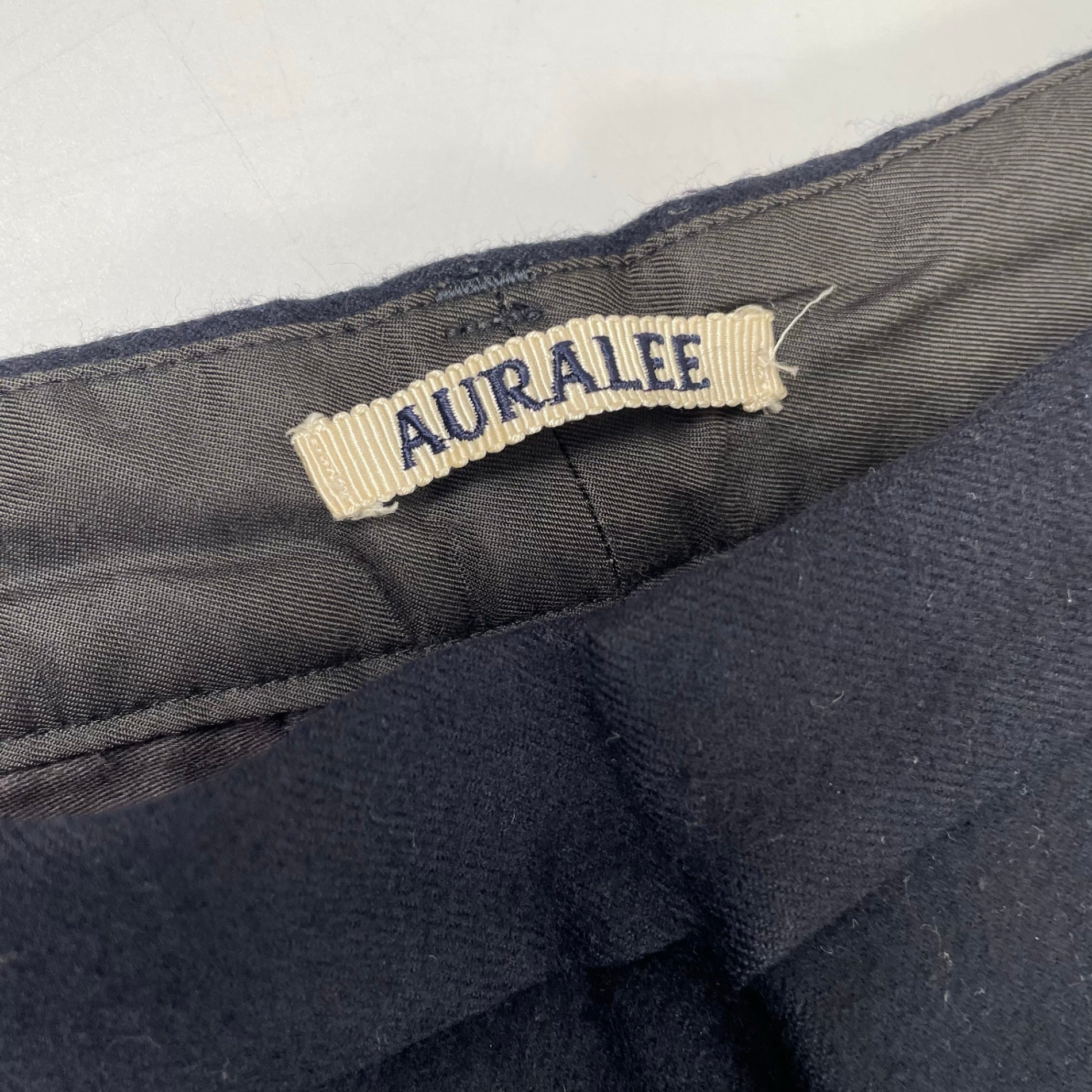 AURALEE / LIGHT MELTON WIDE SLACKS 参考定価：38,000+tax SIZE:4