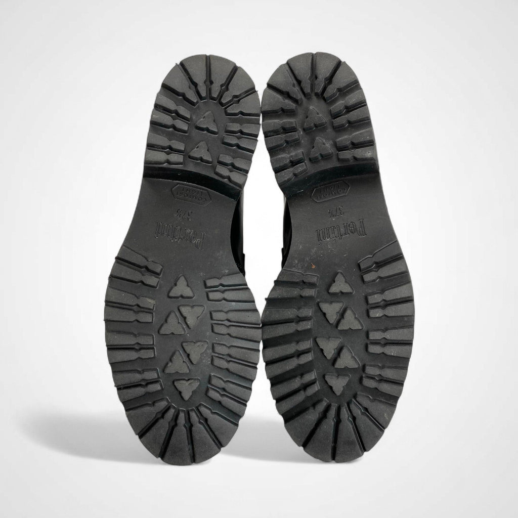 Pertini ペルティニ / タッセルローファー ブラック 参考定価：31,000+tax UNITED ARROWS取扱い SIZE:37.5(23.5cm程度)