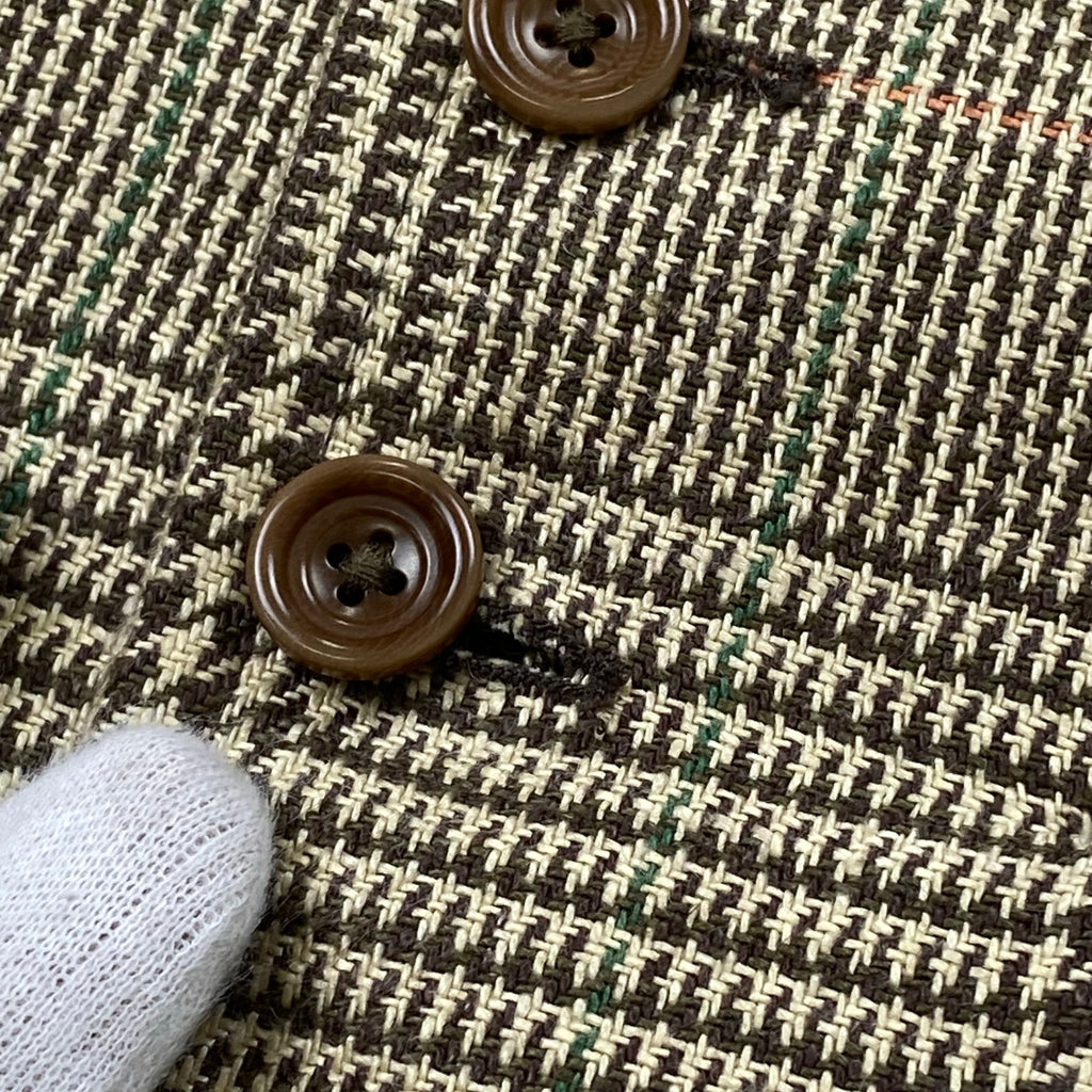 【HARITAGE ICON】 Polo by Ralph Lauren ポロ バイ ラルフローレン / リネン100％ ツイードベスト ジレ 参考定価：70,000程度 SIZE：36S