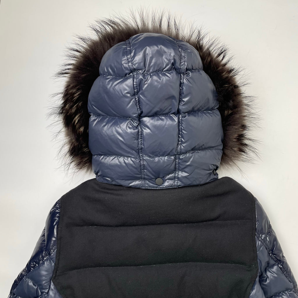 DUVETICA / ウールカシミヤMIX切替ダウンコート 参考定価：120,000程度 SIZE:44