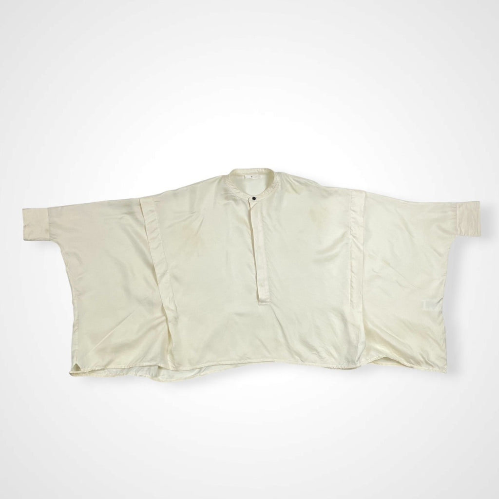 TOMORROWLAND.B トゥモローランド ビー / シルクツイルタックシャツ 参考定価：60,000+tax SIZE:36