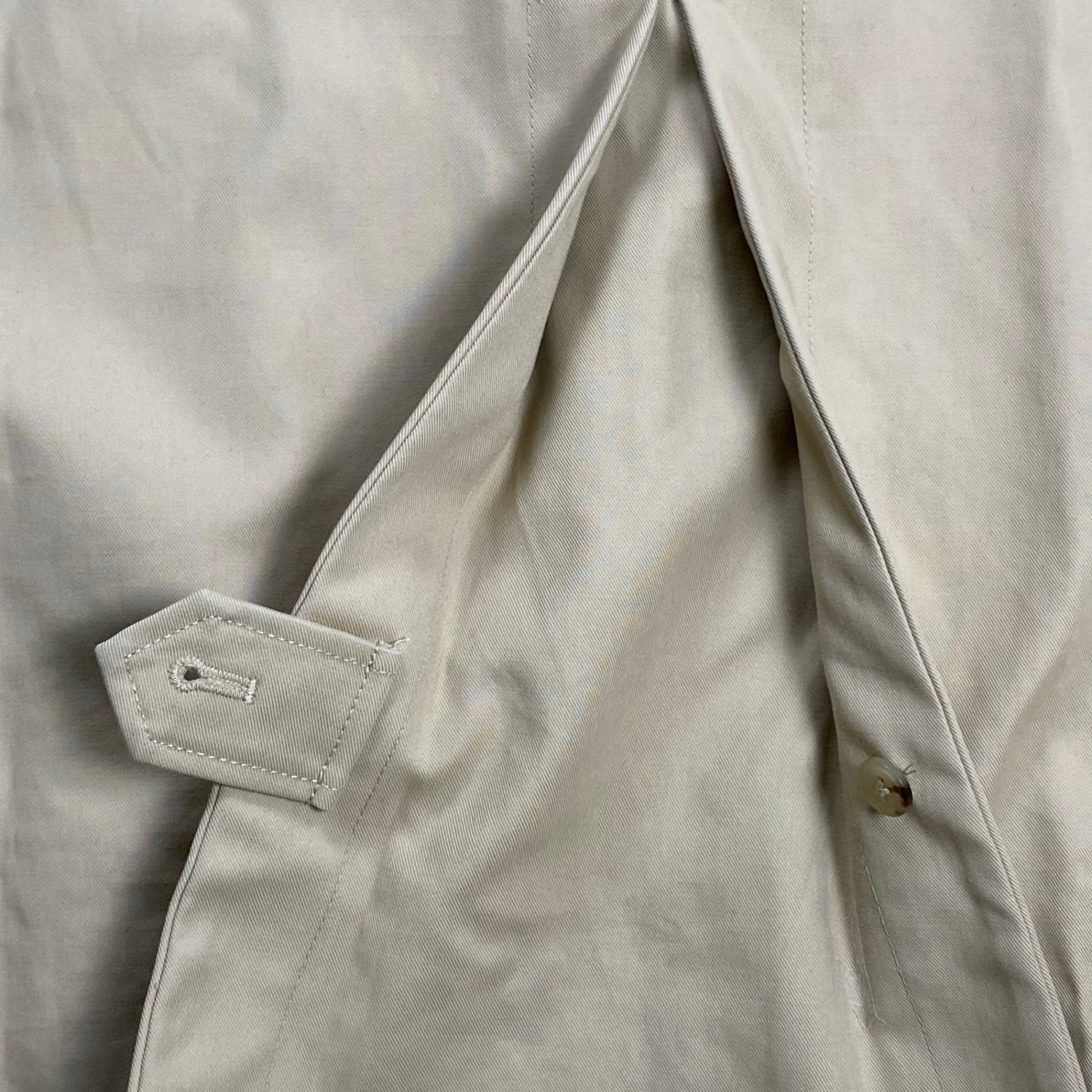 POLO RALPH LAUREN ポロ ラルフローレン / 100％コットンギャバ トレンチコート Dカン ガーメントカバー付 参考定価：89,000+tax SIZE:S