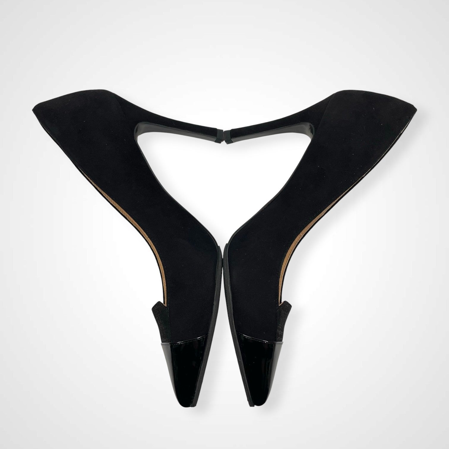 SEVEN TWELVE THIRTY / コンビパンプス ブラック 参考定価：28,000程度 SIZE：24.5cm