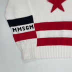 MSGM エムエスジーエム / 11周年記念 スターロゴニット 参考定価：40,000程度 SIZE:M