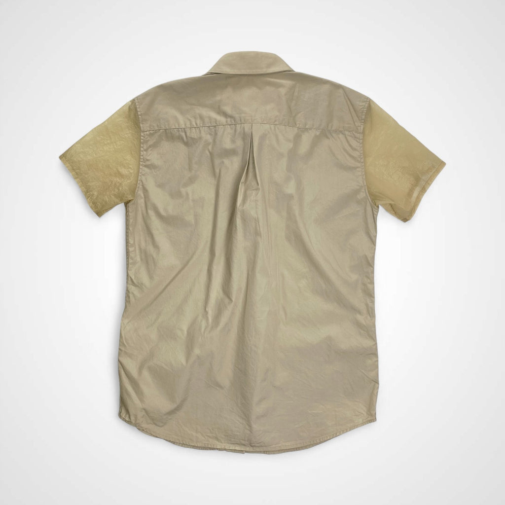 yoshio kubo ヨシオ クボ / シアースリーブ 半袖シャツ 参考定価：25,000程度 SIZE:2