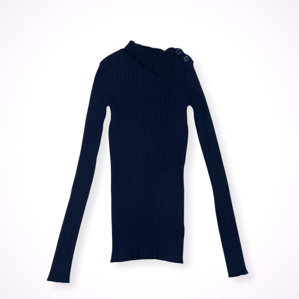 MM6 Maison Margiela / 21AW ショルダーボタンリブニット 参考定価：55,000程度 SIZE:S