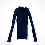 MM6 Maison Margiela / 21AW ショルダーボタンリブニット 参考定価：55,000程度 SIZE:S