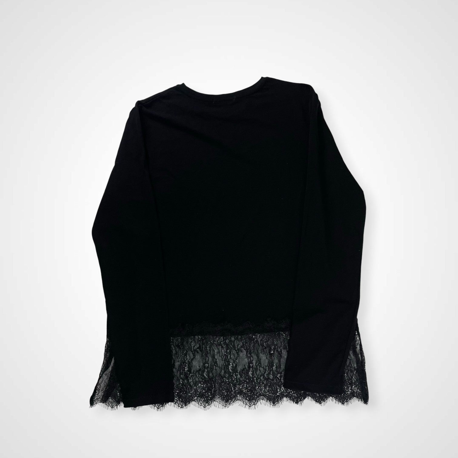 JOURNAL STANDARD ジャーナルスタンダード / レースヘム クルーネックシアーロングT 26年モデル 参考定価：7,200+tax SIZE:FREE