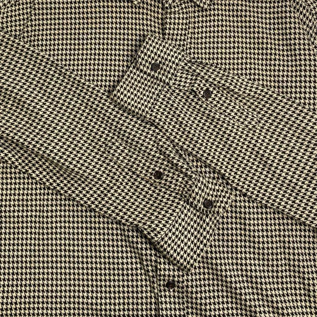 Polo by Ralph Lauren / スウェット生地 ハウンドトゥース シャツ SIZE：XXL