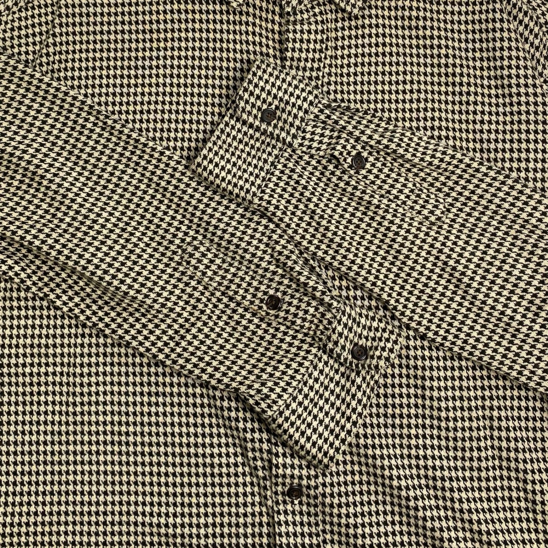 Polo by Ralph Lauren / スウェット生地 ハウンドトゥース シャツ SIZE：XXL