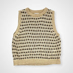ROPE’ × COOHEM ロペ コーヘン / SUKASHI BORDER KNIT VEST 25SS 参考定価：25,000+tax SIZE:FREE