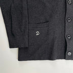 DRESSTERIOR ドレステリア / コットンカシミヤ スムースカーディガン グレー Safari12月号掲載 参考定価：17,000+tax SIZE:S