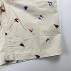 【未使用】 BEAMS PLUS ビームスプラス / 2 Pleats Shorts Embroidery On Print 5ポケット 2タック ハーフパンツ 参考定価：30,000+tax SIZE:L
