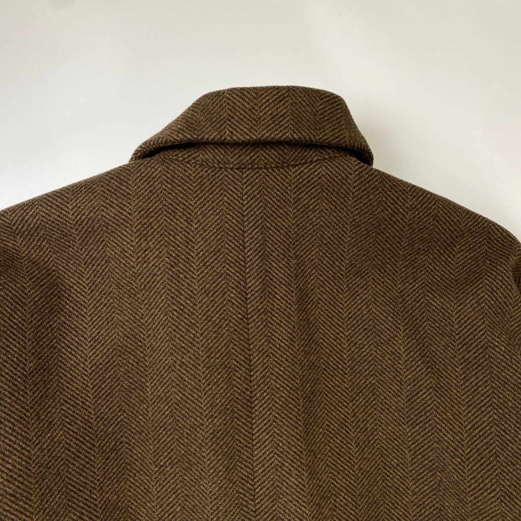 SELECT MOCA セレクト モカ / ヘリンボーンロングステンカラーコート sonさんコラボ SIZE：FREE