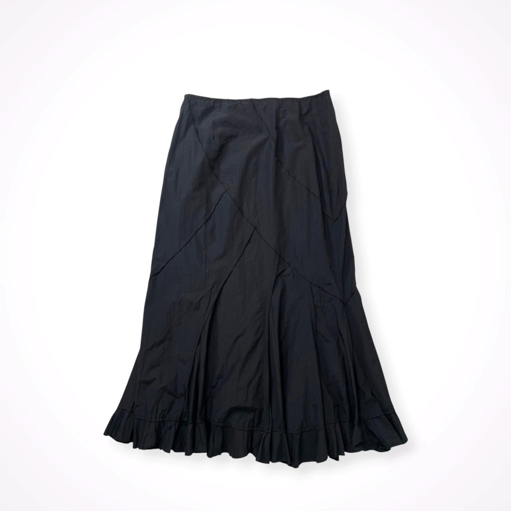 PER UNA MARKS＆SPENCER / ヴィンテージロングスカート  ブラック SIZE:8