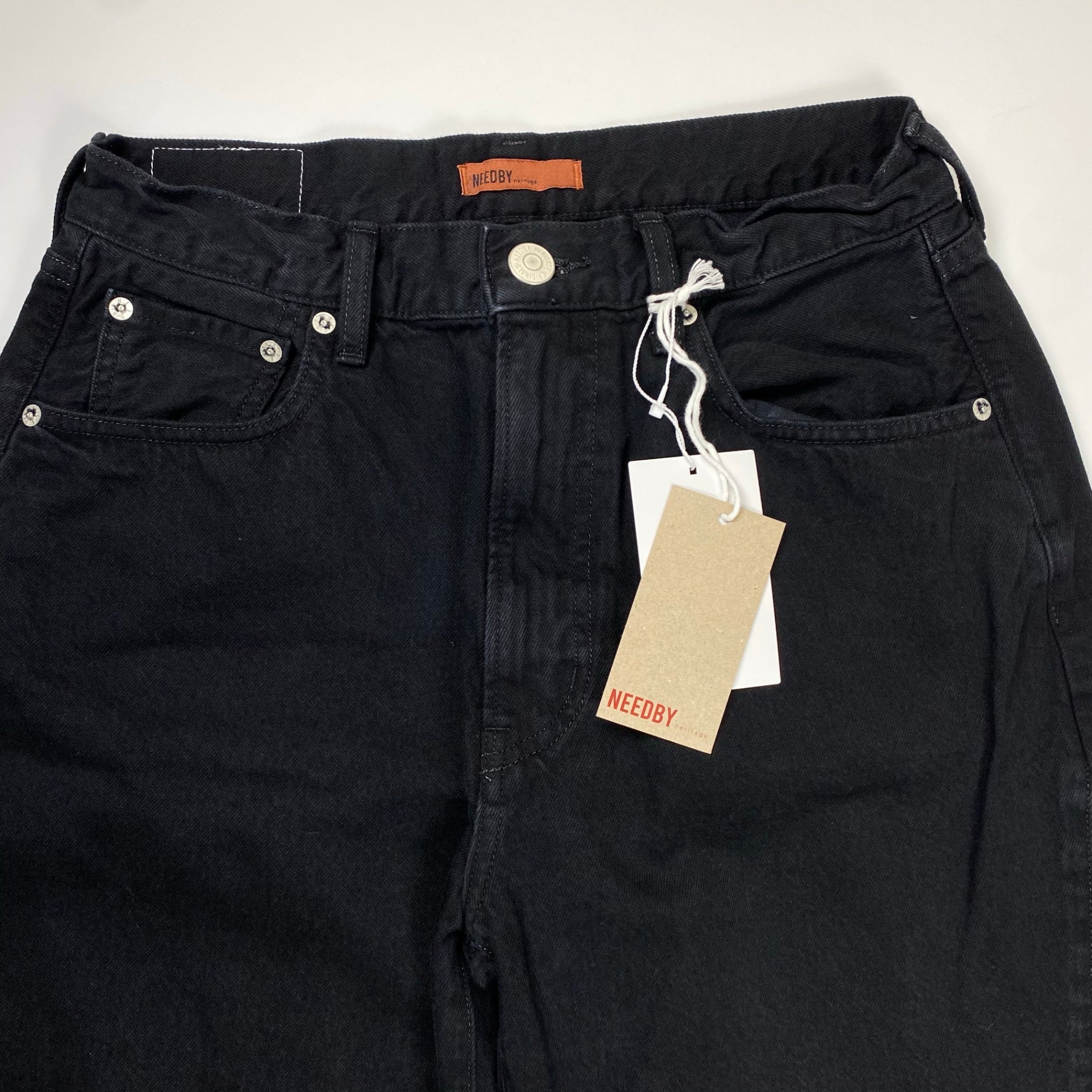 NEEDBY HERITAGE for ADAM et ROPE / 別注 BONNIE カスタムフレア ブラック 未使用 参考定価：22,000+tax SIZE：26
