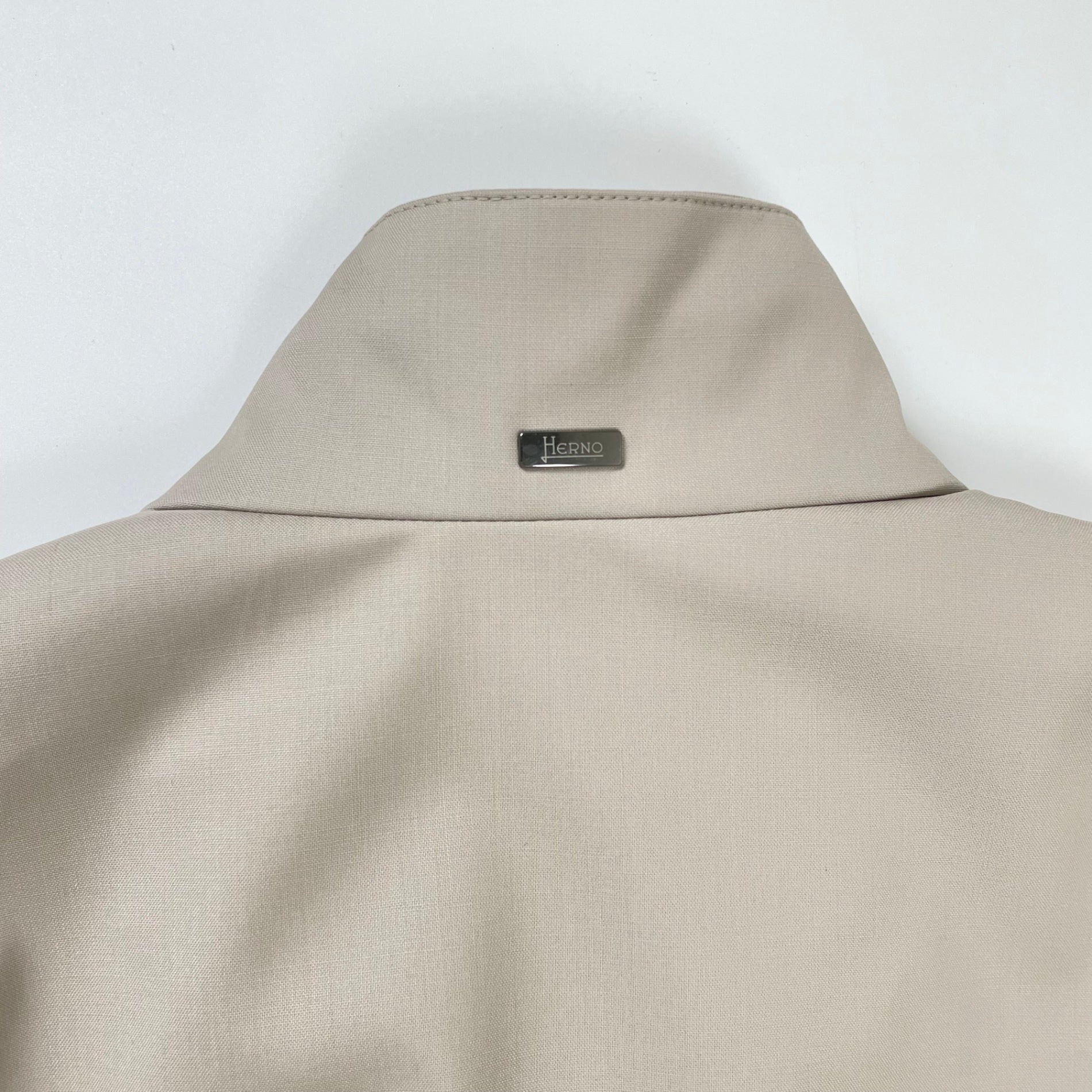 HERNO × Loro Piana ヘルノ ロロピアーナ / STORM SYSTEM スタンドカラーブルゾン ヴァルスタージャケット 参考定価：179,000+tax SIZE：46