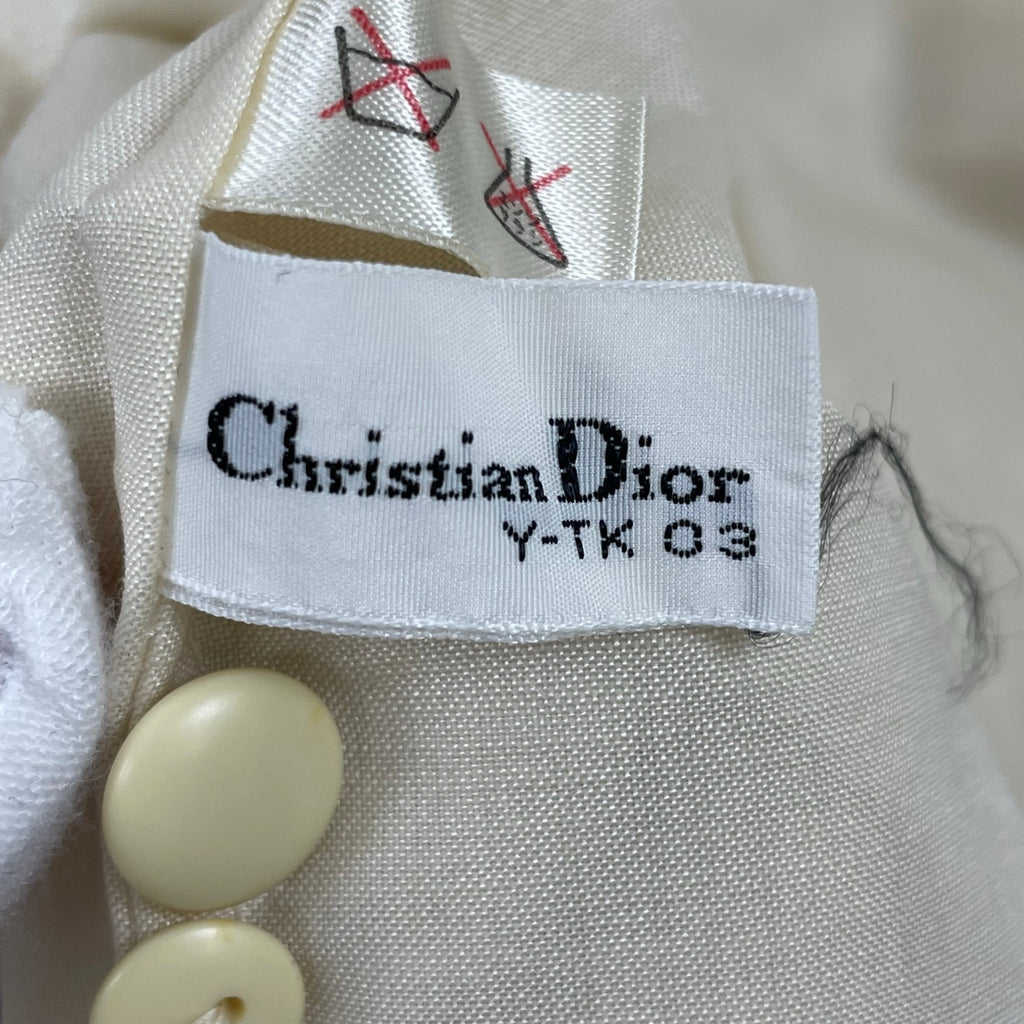 Christian Dior / ヴィンテージタックブラウス SIZE:M