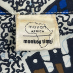 monkey time × moyan africa / コラボ AFRICAN SHIRT 参考定価：15,300+tax SIZE:S(L程度)
