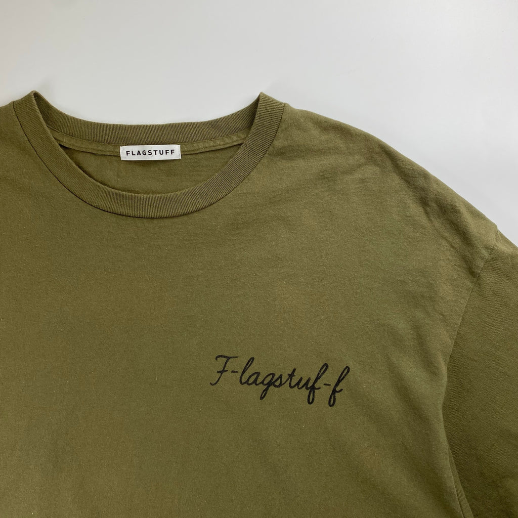 FLAGSTUFF フラグスタフ 鶴仙園 マサスカルプ / Agave TEE アガベ コラボ Tシャツ SIZE:XL